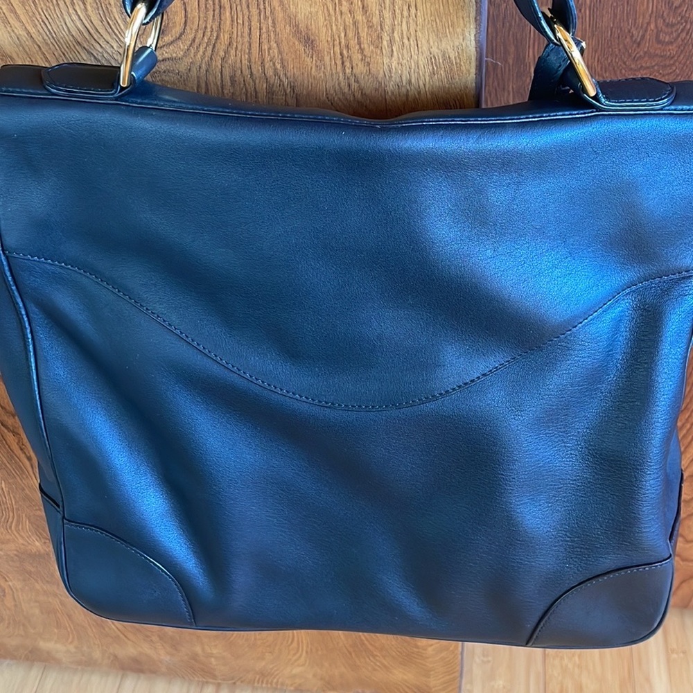 Ralph Lauren Black Leather Tiffin bag - Picture 4 of 11